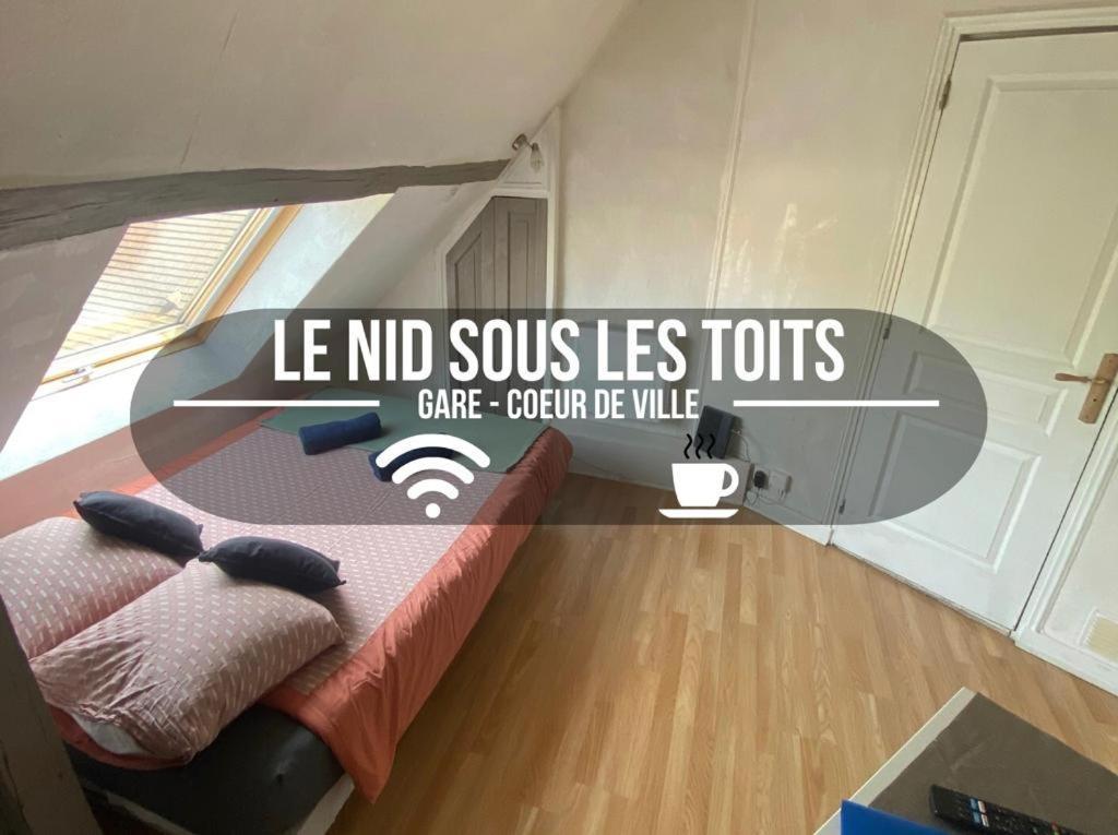 Le Nid Sous Les Toits - Fibre Wi Fi - Coeur De Ville Historique - Gare Troyes Zewnętrze zdjęcie
